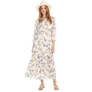 Saltwater Luxe Lottie Floral Boho Maxi Dress Size Medium